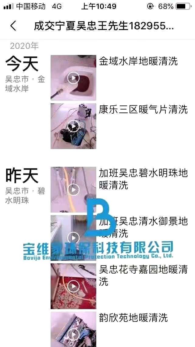 水管清洗項目